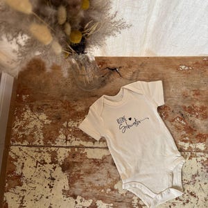 Baby bodysuit "Little brother" "Little sister" Baby bodysuit Pregnancy announcement Birth announcement Pregnancy announcement personalized
