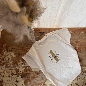 Birthday shirt personalized 1st birthday T-shirt children kids first birthday children&#39;s birthday shirt gift for birthday child