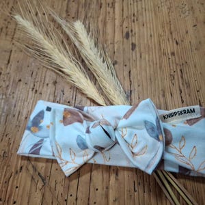 Stirnband mit Masche für Kinder Herbst Jersey Stirnband Baby Kind Farben Knotenstirnband Bandeau Haarband Übergangszeit