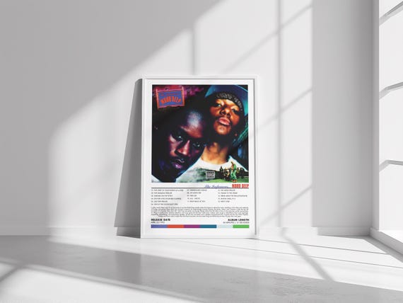 Mobb Deep 'the Infamous' Album Cover Art Print: 90s Hip Hop