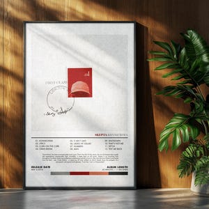 Poster van Skepta - Konnichiwa / lbum de música / Lista de canciones y portada / Arte mural de hiphop / Decoración de carteles