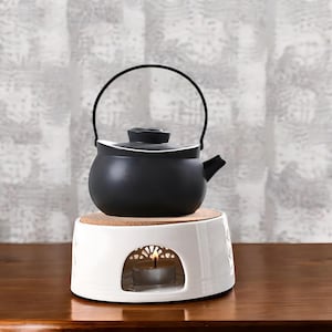Ceramic Candle Tea Warmer: Elegant Tea Heater