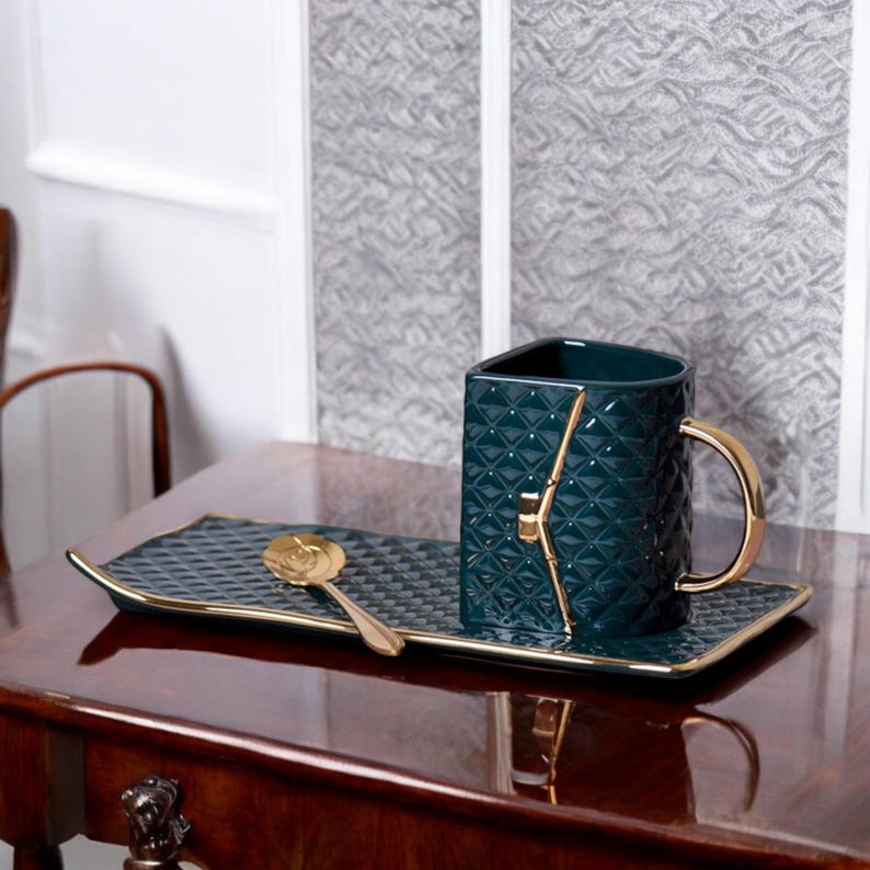 CeramicHavenshStudio Purse Cup and Saucer - Thumbnail 4