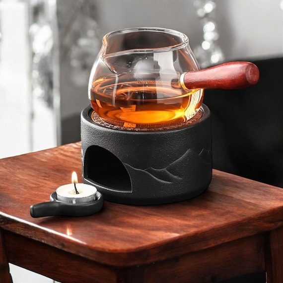 Japanese Ceramic Tea Warmer: Candle Heated Teapot Base - Etsy Israel