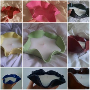 Designer Kerze Pop of Color wave