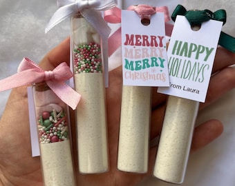 White Chocolate Hot Cocoa Favors, Christmas Holiday Gifts