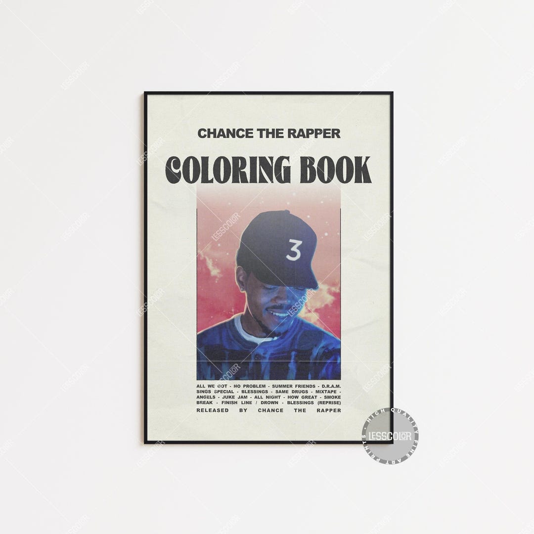 Chance the Rapper Posters / Coloring Book Poster, Tracklist Album Cover ...