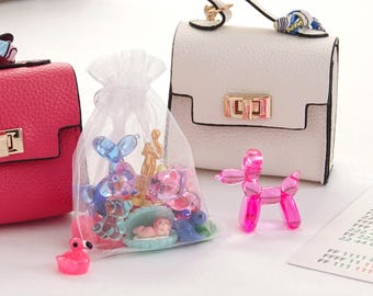 Mahjong Prize Trinket Purse, 20 Assorted Trinkets Mix, Mah jongg Player Gift