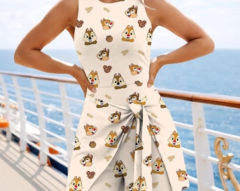 Vestido de tenis Chip N Dale Nut Chestnut, Vestido Double Trouble, Vestido de tenis Disney