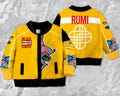 Custom Name Rumi Cosplay Kids and Youth Baseball Jacket, Huntrx Costume Saja Band Adult Unisex Varsity Baseball Jacket