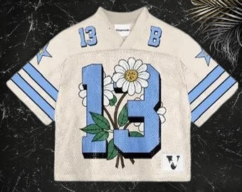 Custom Name Number Mesh Football Jersey, Concert Jersey, Streetwear