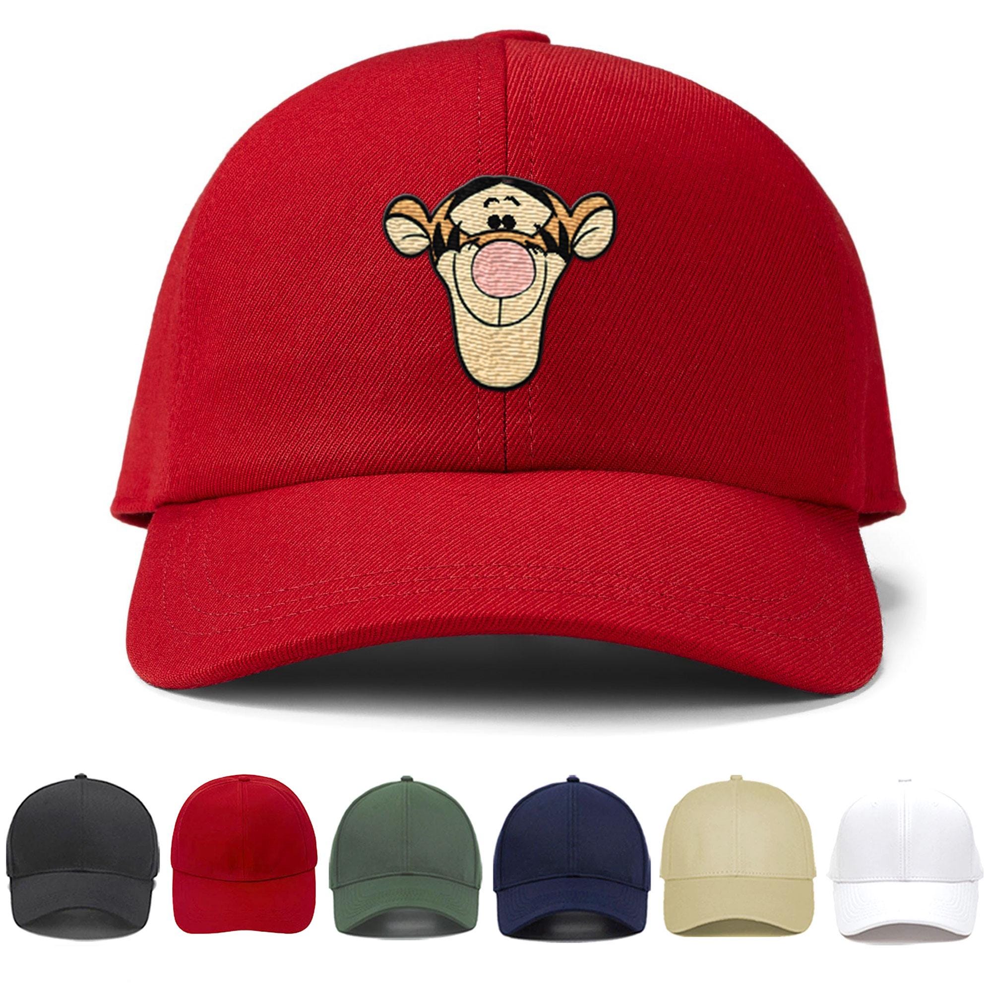 Embroidered Tigger Baseball Cap Unstructured Adjustable Retro Playful Style Tigger Embroidered Hat, Vintage Baseball Hat, Cute and Funny  main image 2