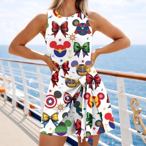 captain america halter dress Marvel Captain America Retro Halter Dress Plus Size (Exclusive)