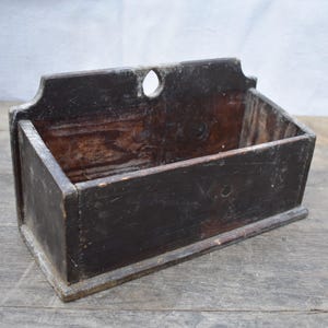 Antique wooden spice rack, vintage cabinet, Spice box