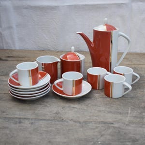 Art Deco porcelain Coffee set