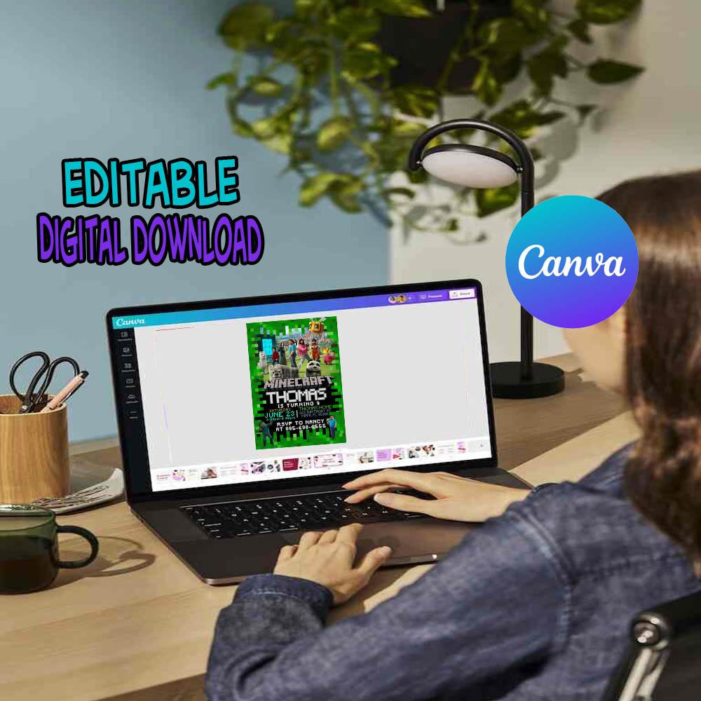 Editable Browser-Based Minecraft Invite
