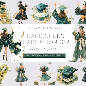 Watercolor graduation girl PNG, graduation cap, Graduation 2025 graduation clipart, graduation hat - graduation designs, transparent
