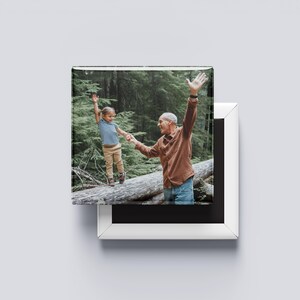 Personalised Photo Magnets | Custom Fridge Magnets Set of 9 | Father&#39;s Day | Anniversary Gift, Photo Christmas Gift, Custom Photo Magnet