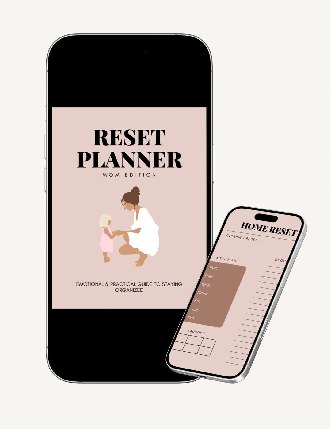 Weekly Mom Reset Planner | Editable Canva Template (printable PDF) - Etsy