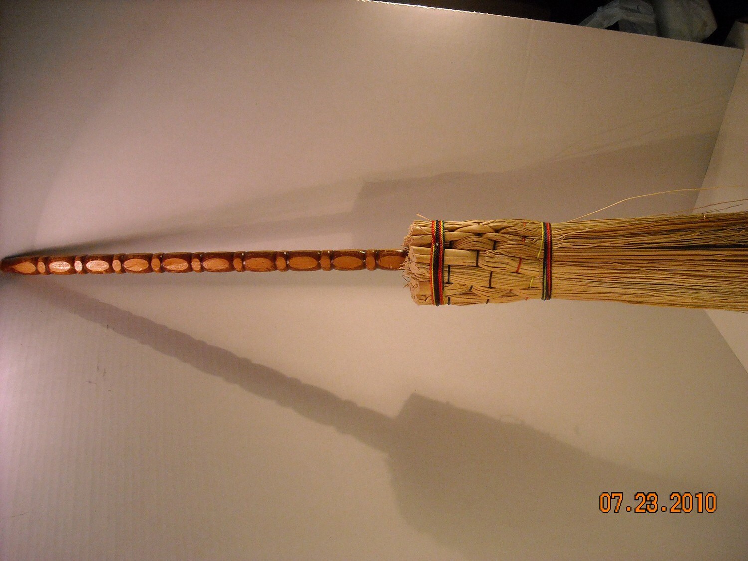 handmade broom/ besom fireplace tool 100 broom corn round Etsy