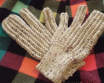 Adirondack Hunting Mittens Driving Mittens Instant Download PDF Pattern Thick Warm Knitting Worsted Crochet Gloves