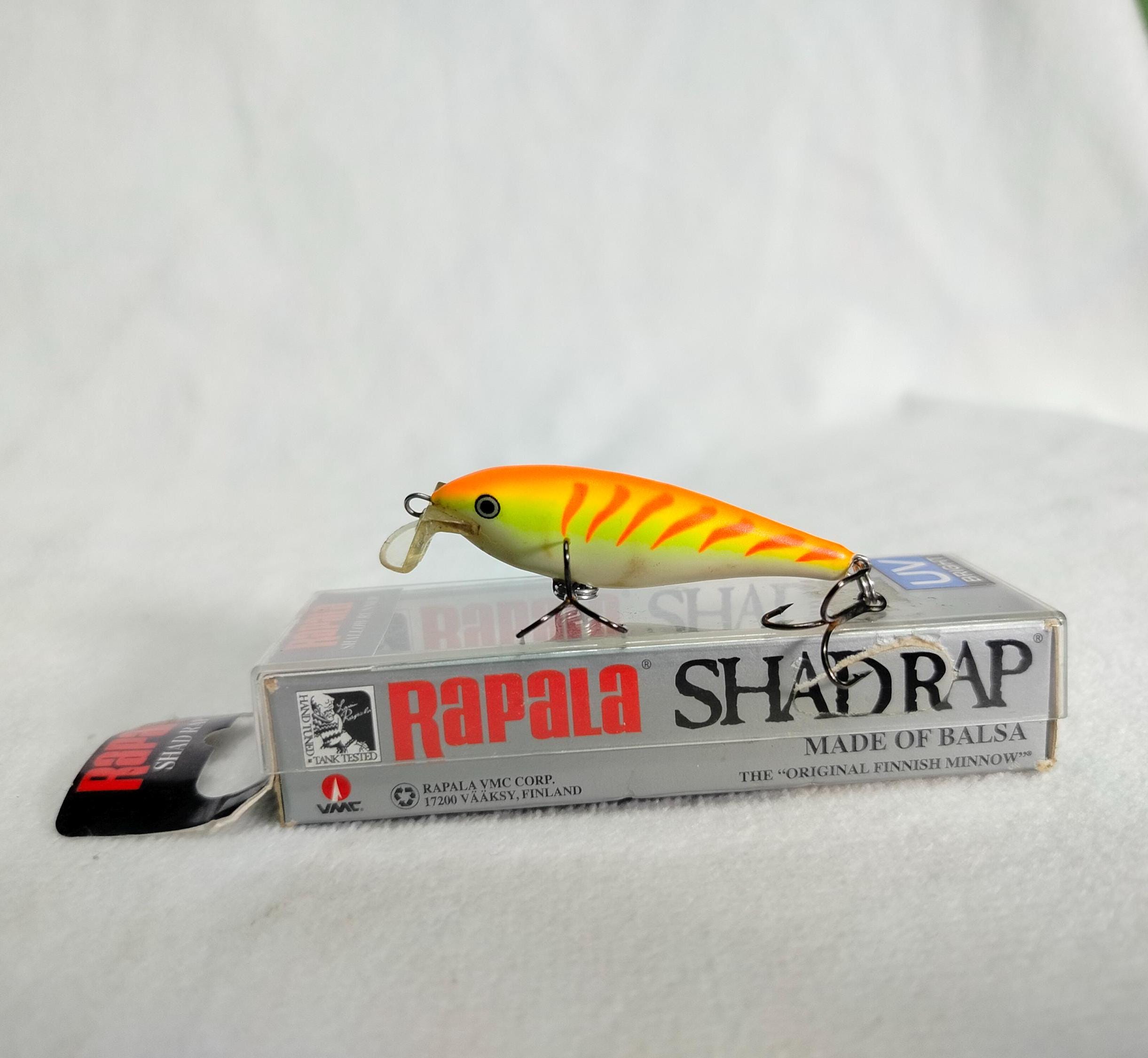 Rapala Shallow Shad Rap Orange Tiger Uv Ssr05 Lure Minnow - Etsy