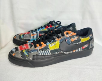 Nike Blazer Low Patchwork CI9888-001 sneakers skate shoes (us8.5)