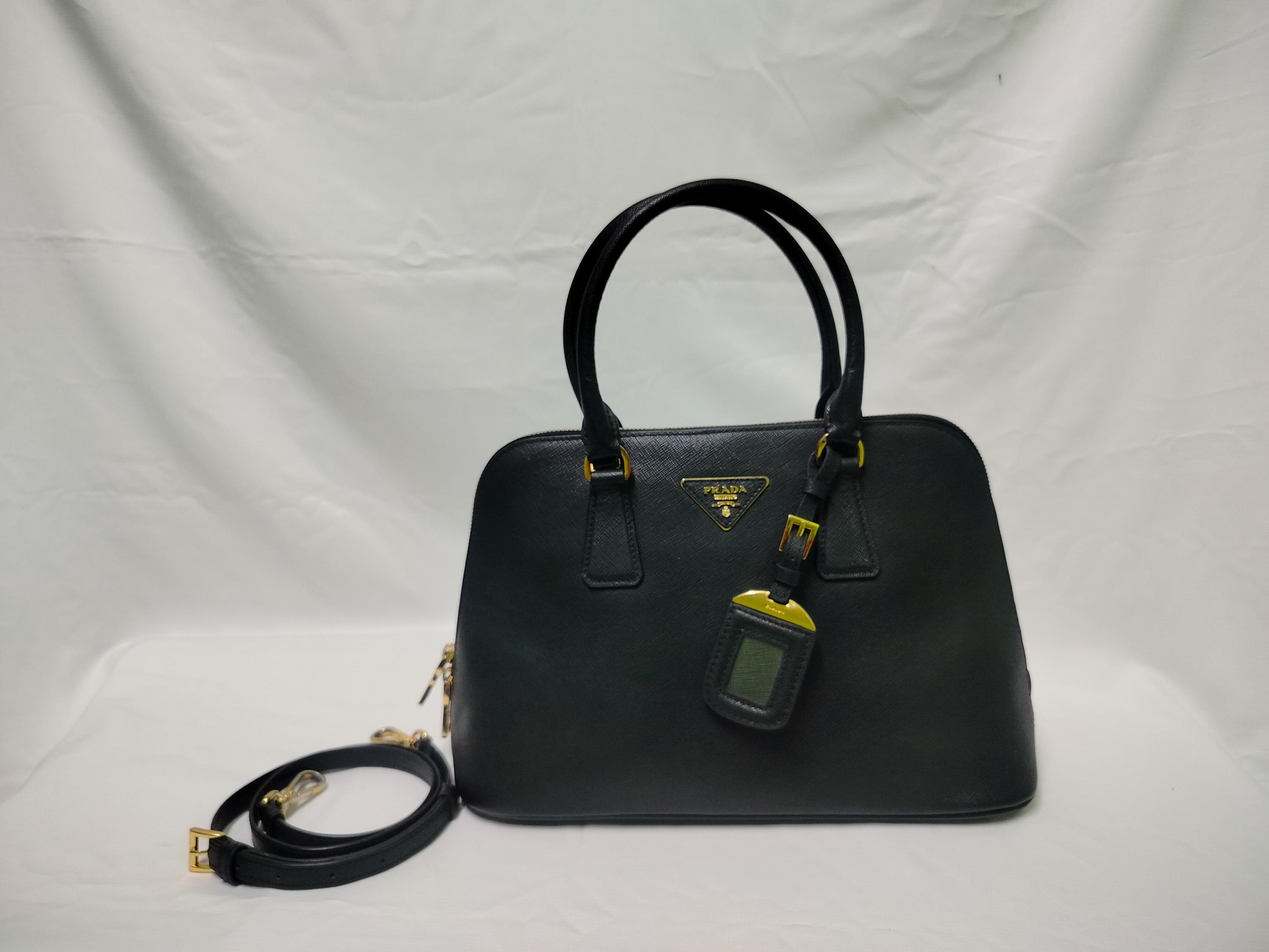 Prada Vintage Leather Bag - Etsy