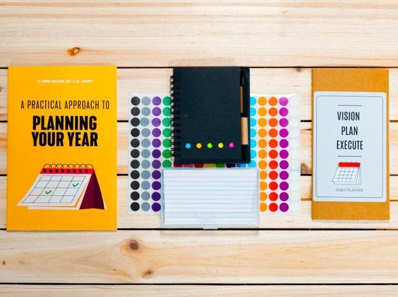 2026 Daily Planner Box, Goal Setting and Reset System, Quarterly ...