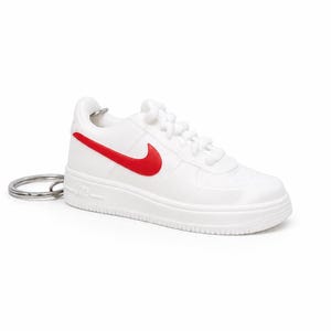 3-Pack Mini AF1 Sneaker Keychain | 3D Printed Backpack Charm, Sneakerhead Accessory