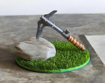 Rust Salvaged Pickaxe | Desk Prop | Rust Gift