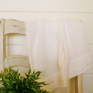 Ruffled 12x24 Linen Pillowslip and Insert---Oatmeal and Flax Washed Linen