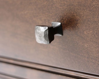 Drawer Pull - Hand Made Steel Frithia Knob 2.0 - Cabinet Hardware -