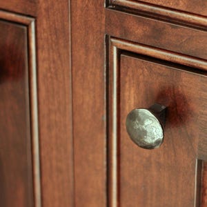 Knob - Hand Made Steel Lithop Knobs