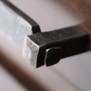 4" Hand Forged Frithia Drawer Pull - Wrought Iron Handle
