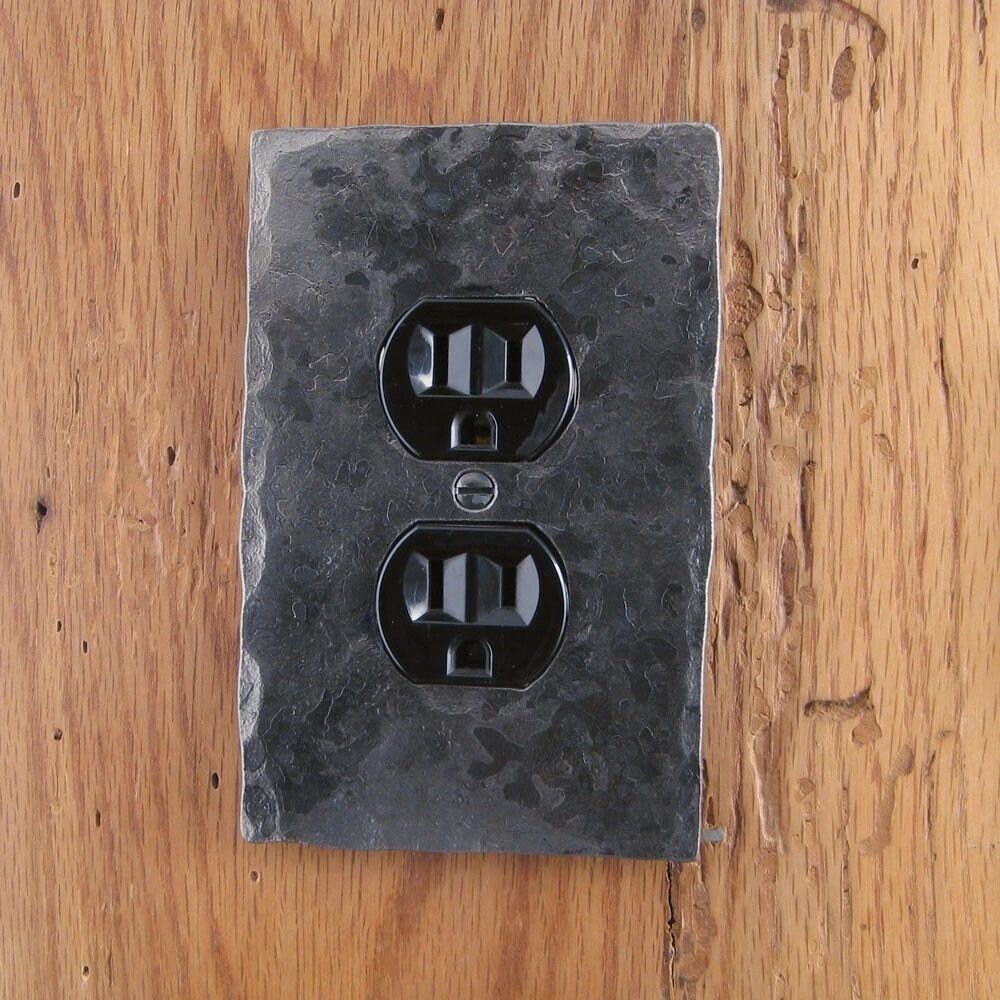 Hammered Metal Outlet Cover Etsy