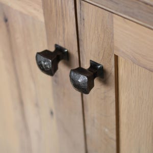 Cabinet Pull - Wrought Iron Mega Frithia Knob 2.0 - Drawer Hardware