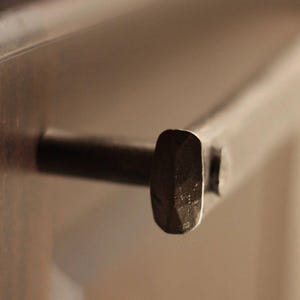 18" Wrought Iron Lithops Tenon Appliance Pull- Dishwasher Pull, Refrigerator Pull