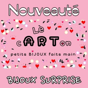 Le cARTon BIJOUX ACCESSOIRES SURPRISE écrin idée cadeau boucles d'oreilles porte-cles fête mères pères pâques noel bapteme mariage communion