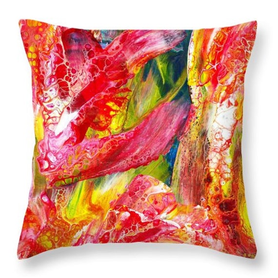 Housse Coussin Orchidées Tableau Impression Recto Verso 2 Faces Original Lumio Paintings Decoration
