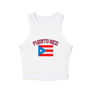 Puerto Rico Women&#39;s Racer Tank Top