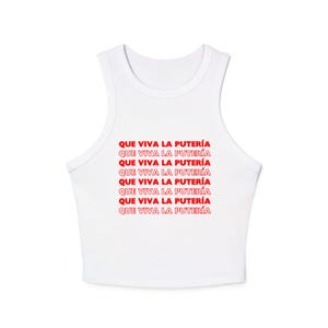 Débardeur La Putería Racer Que Viva