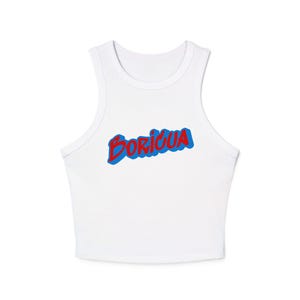 Boricua Women&#39;s Racer Tank Top