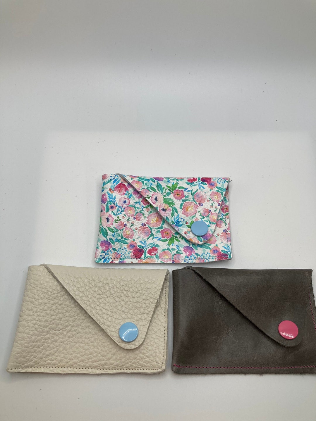 Handmade Leather Business Card Holder, Credit Card Holder, Small Wallet