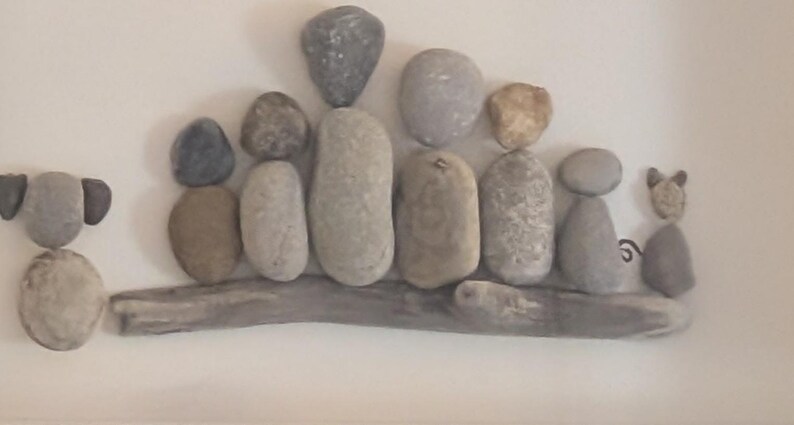 Happy Family. Rock Art Pictures. Great Gift. - Etsy