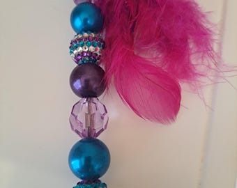 Interactive Beaded cat wand