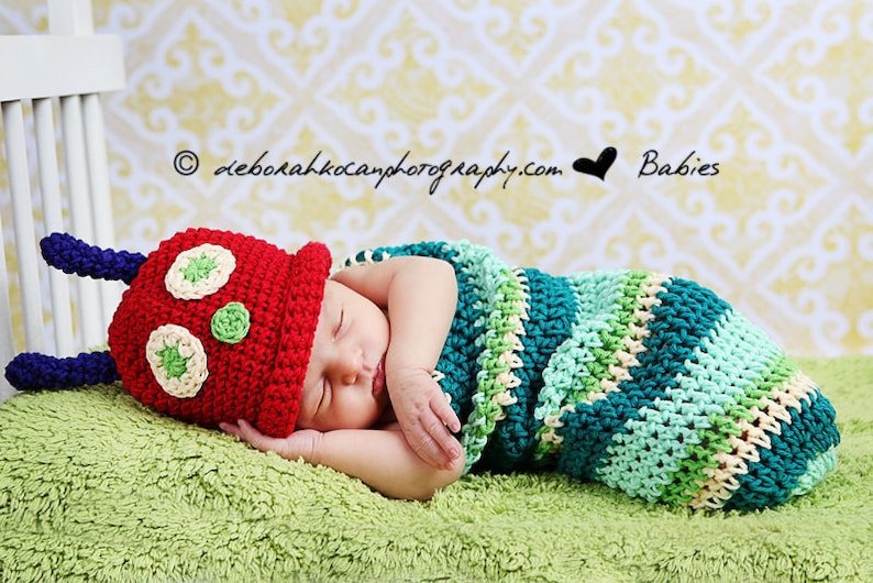 Newborn Caterpillar Photo Prop Newborn Baby Halloween Costume Etsy