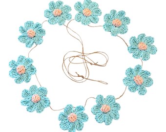 Flower Garland, Daisy Garland, Nursery Decor, Kids Room Decoration