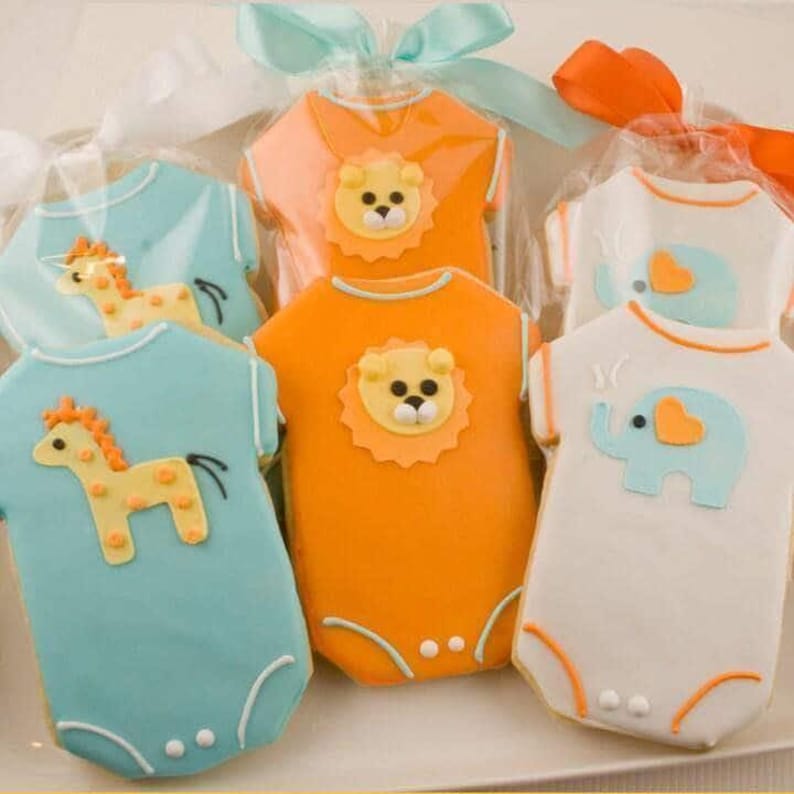 Baby Cookies (4" size, bowed) - Next Ship Date is 6/12 or for Pre-Ordering up to 12 weeks - SHIPPING INCLUDED zdjęcie 8