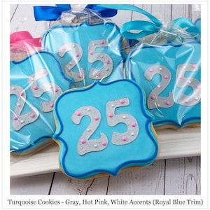 Birthday Cookies, 3.75" - - Next Ship Date is 6/9 or for Pre-Ordering up to 12 weeks - SHIPPING INCLUDED image 1